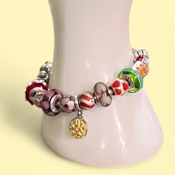 Pandora Red and White Polka Dot Charm - Picture 5 of 7